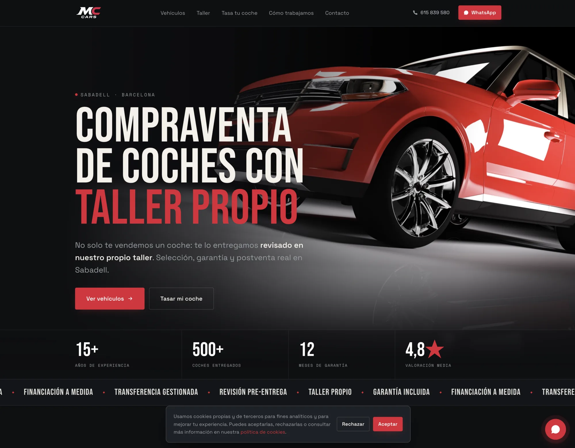 MC Cars — Identidad y web — Identidad · Web