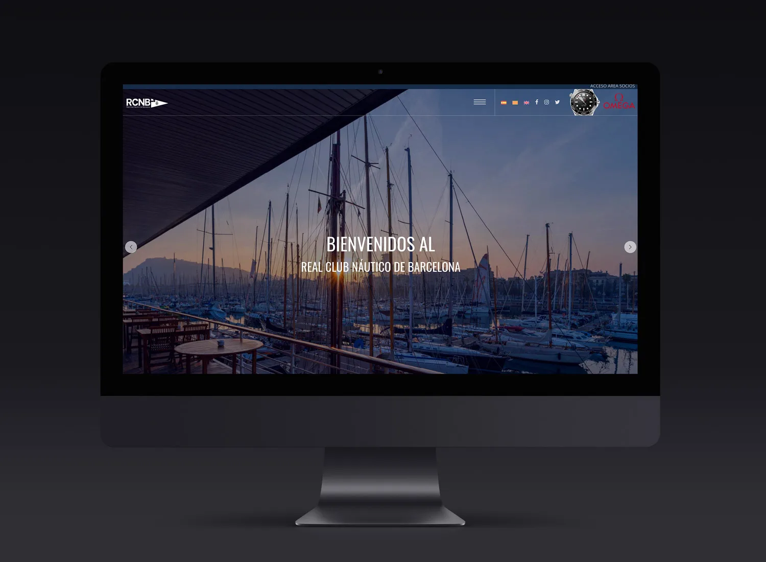 Real Club Náutico Barcelona — Branding · Web